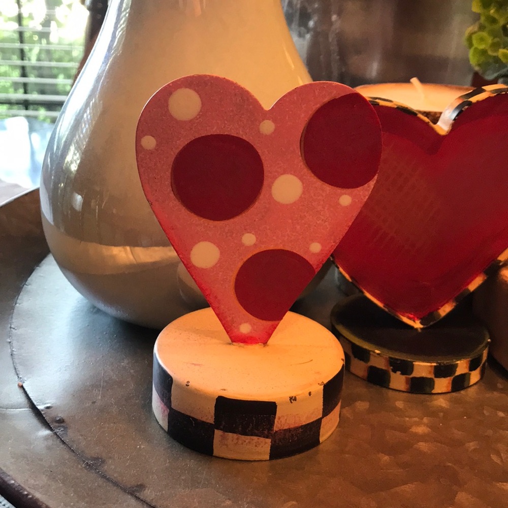 Heart Decor Jar Topper Set - Picture 3 of 14